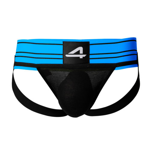 C4M Rugby Jockstrap Electric Blue Medium 1 C4M Rugby Jockstrap Electric Blue Medium