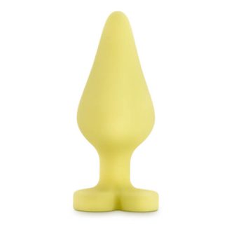 Candy Heart Butt Plug Spank Me Yellow