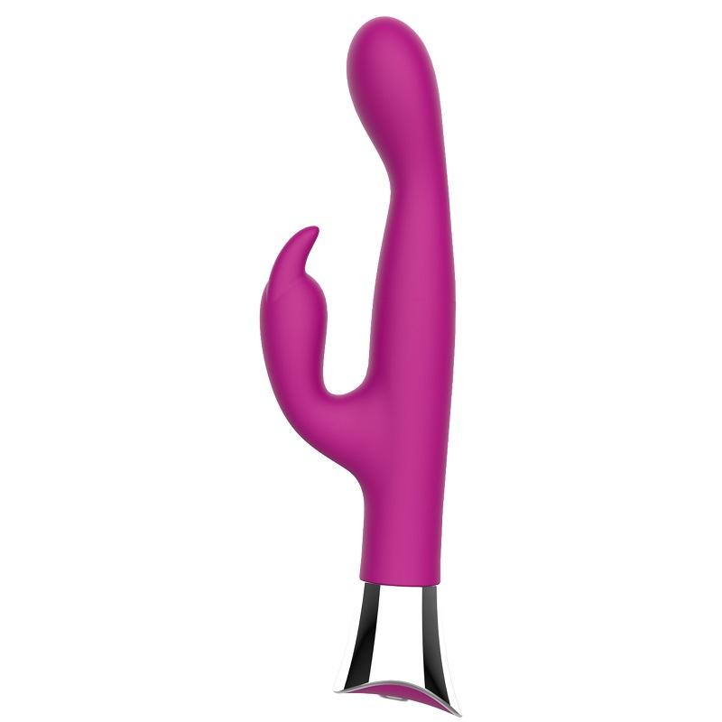 Loving Joy 10 Function Slim Silicone Rabbit Vibrator Purple 1 Loving Joy 10 Function Slim Silicone Rabbit Vibrator Purple